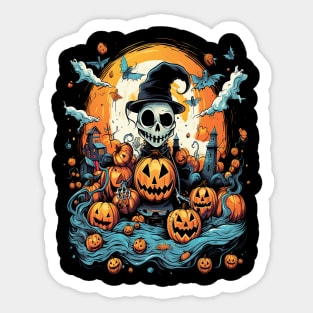 Anime Halloween Sticker